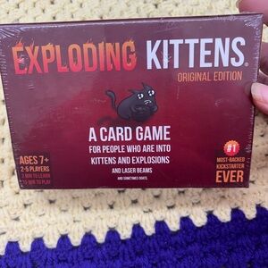 Original Edition exploding kittens Card Game - new & sealed